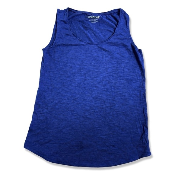⭐️CHICO’S Blue Sleeveless Tank Top - Picture 1 of 3